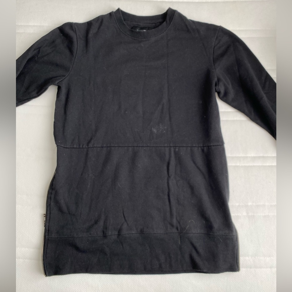 Cotton on black long line sweater